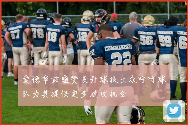 爱德华兹盛赞麦丹球技出众呼吁球队为其提供更多进攻机会